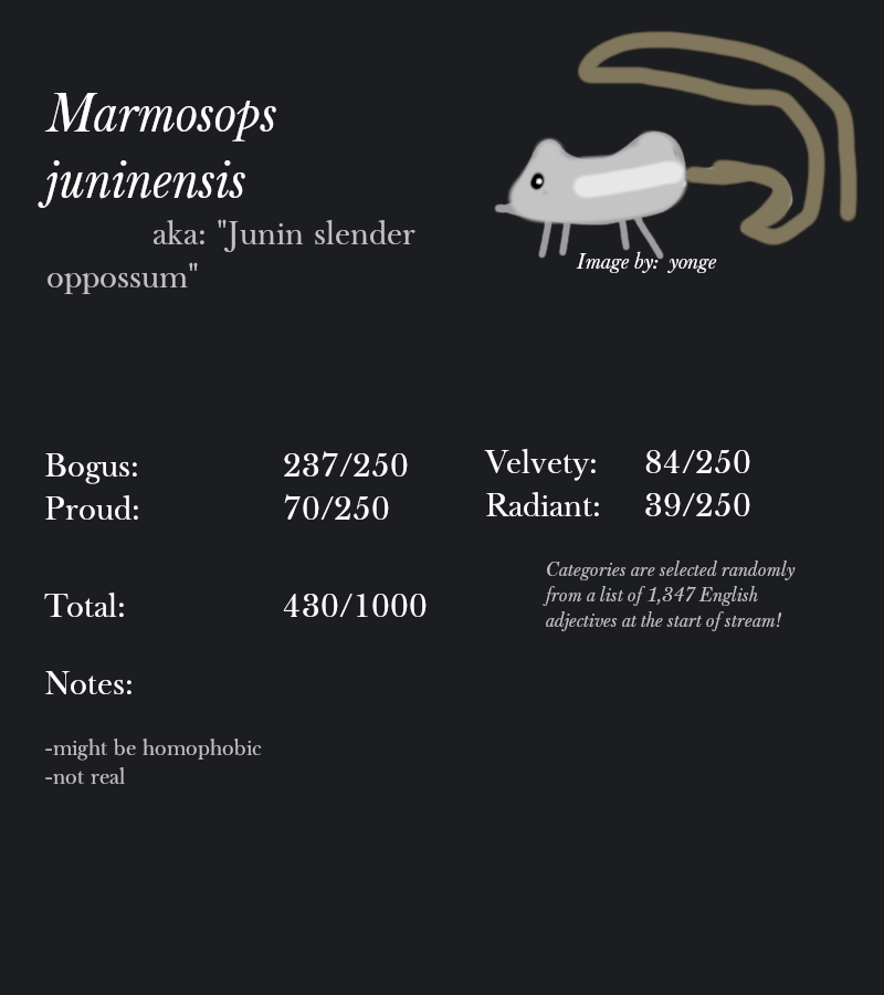 Marmosops juninensis